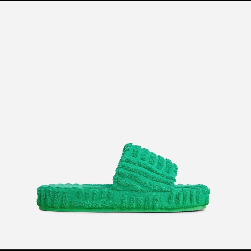Green Furry Slides